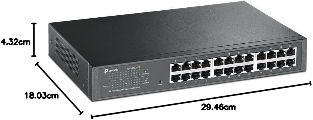 Switch TP-Link JetStream TL-SG1024DE 24 Portas Gigabit Rack - Imagem 7