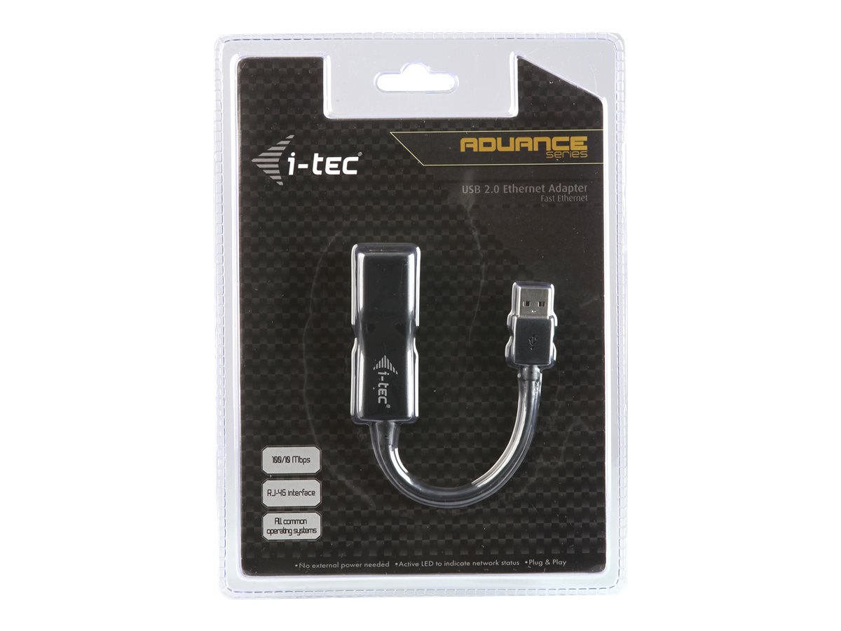 Adaptador USB Ethernet i-Tec ADVANCE USB 2.0 Fast - Imagem 1