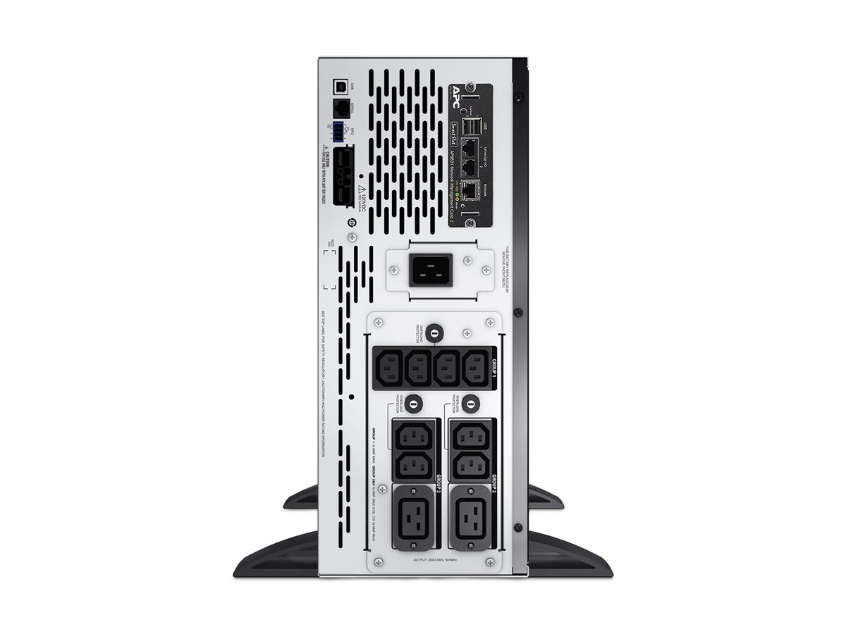 UPS APC Smart-UPS X 3000 Rack/Tower Preto Placa Rede AP9631 - Imagem 3