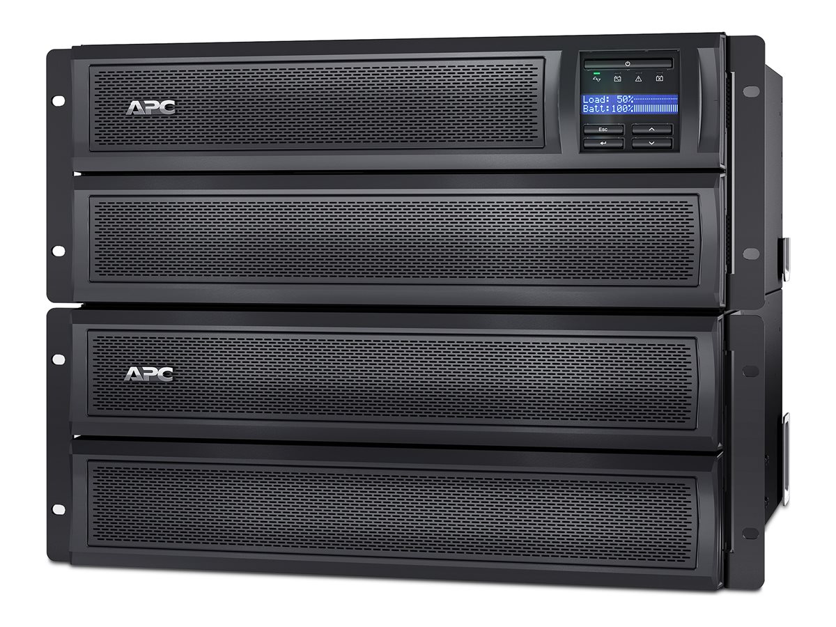 UPS APC Smart-UPS X 3000 Rack/Tower Preto Placa Rede AP9631 - Imagem 2