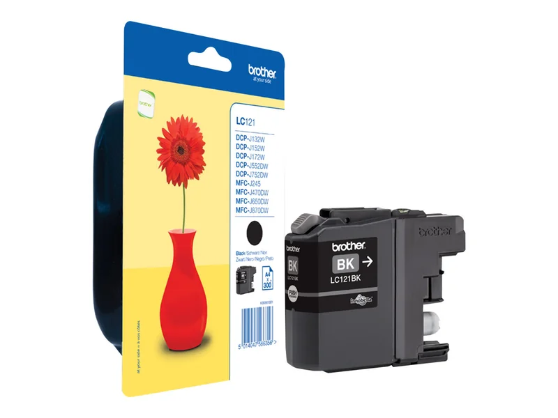 Tinteiro Brother LC121BK Preto 300 Páginas para DCP-J752DW MFC-J470DW J870DW - Imagem 4