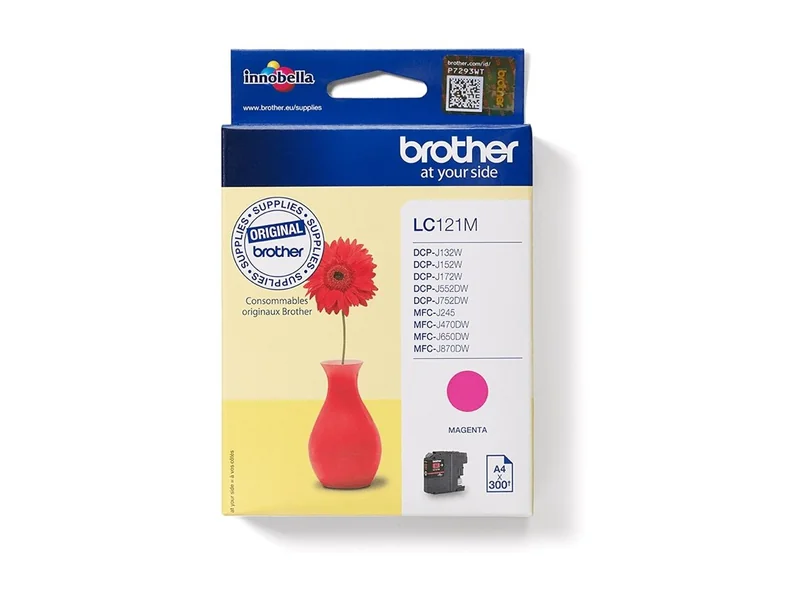 Tinteiro Brother LC121M Magenta 300 Páginas (DCP-J752DW / MFC-J470DW / MFC-J870DW) - Imagem 2