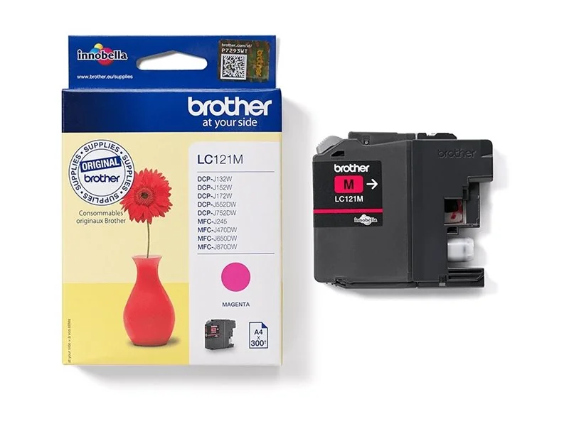 Tinteiro Brother LC121M Magenta 300 Páginas (DCP-J752DW / MFC-J470DW / MFC-J870DW) - Imagem 4