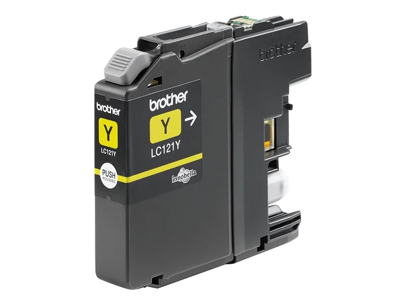 Tinteiro Brother LC121Y Amarelo 300 Páginas para DCP-J132 J152 J552 J752 MFC-J470 J650 J870 - Imagem 3