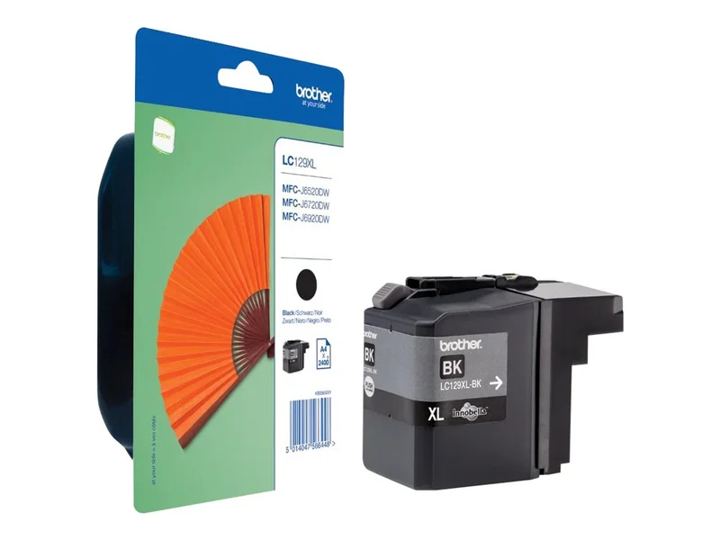 Tinteiro Brother LC-129XL BK Preto de Extra Alta Capacidade (2.400 Páginas) - Imagem 6