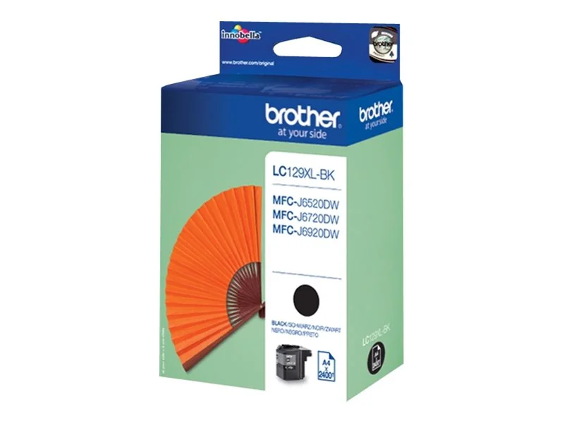 Tinteiro Brother LC-129XL BK Preto de Extra Alta Capacidade (2.400 Páginas) - Imagem 2