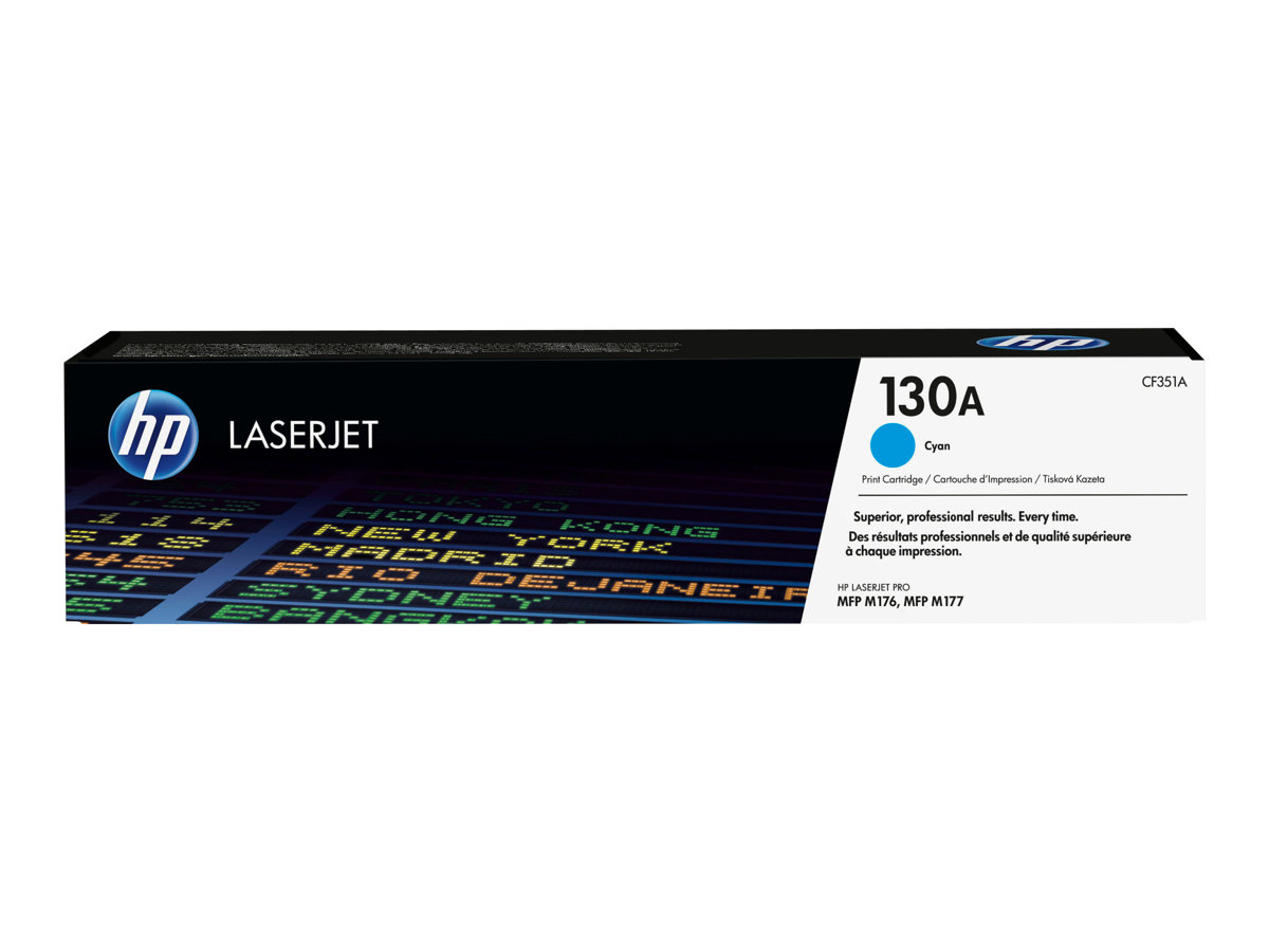 Cartucho de Toner HP 130A Azul Ciano