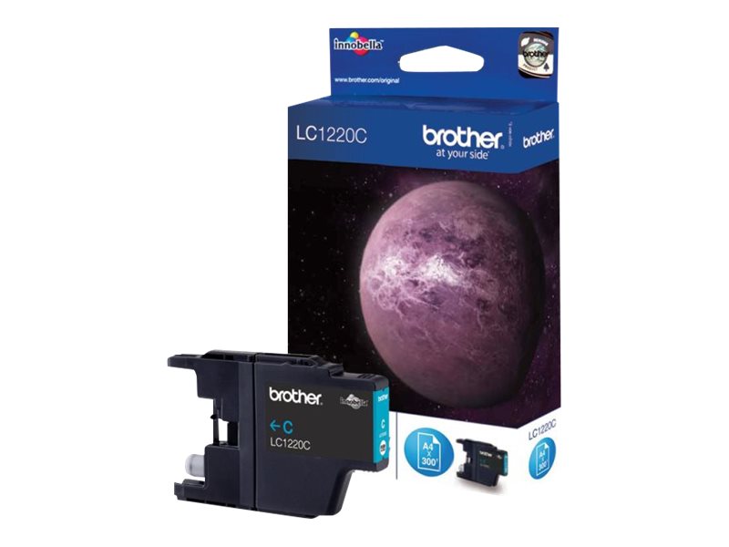 Brother LC1220CBP - Azul cyan - original - blister - tinteiro - para Brother DCP-J525, DCP-J725, DCP-J925, MFC-J430, MFC-J625, MFC-J825; MyMio MFC-J825 - Imagem 2