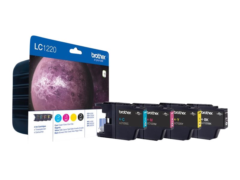 Tinteiro Brother LC1220 Pack 4 Cores - Imagem 2