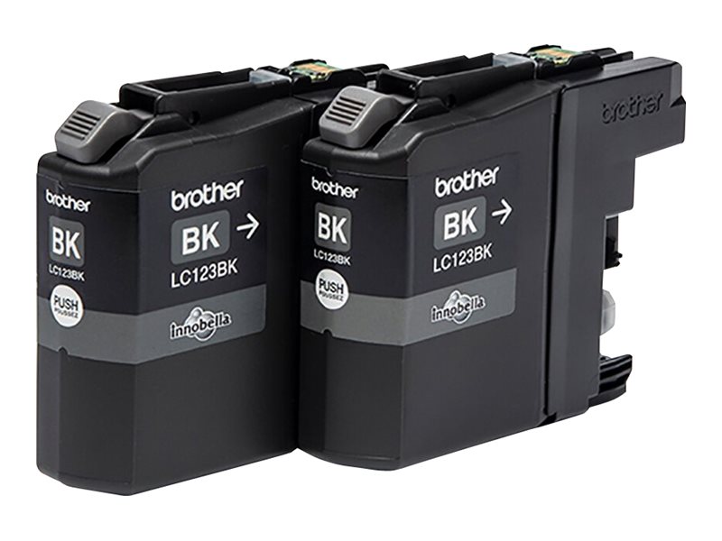 Tinteiro Brother Original LC123BK Alto Rendimento Preto - Imagem 4