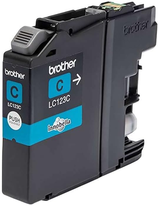 Tinteiro Brother LC123C Cian Alto Rendimento Original - Imagem 2
