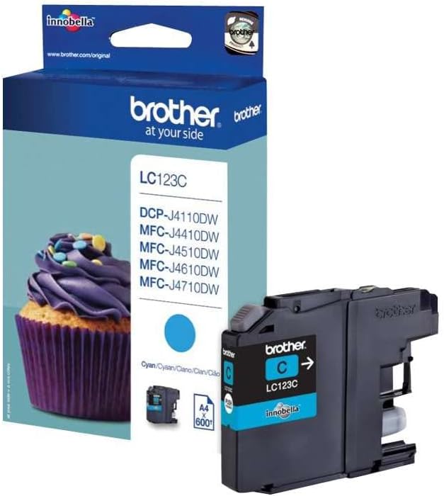 Tinteiro Brother LC123C Cian Alto Rendimento Original - Imagem 3