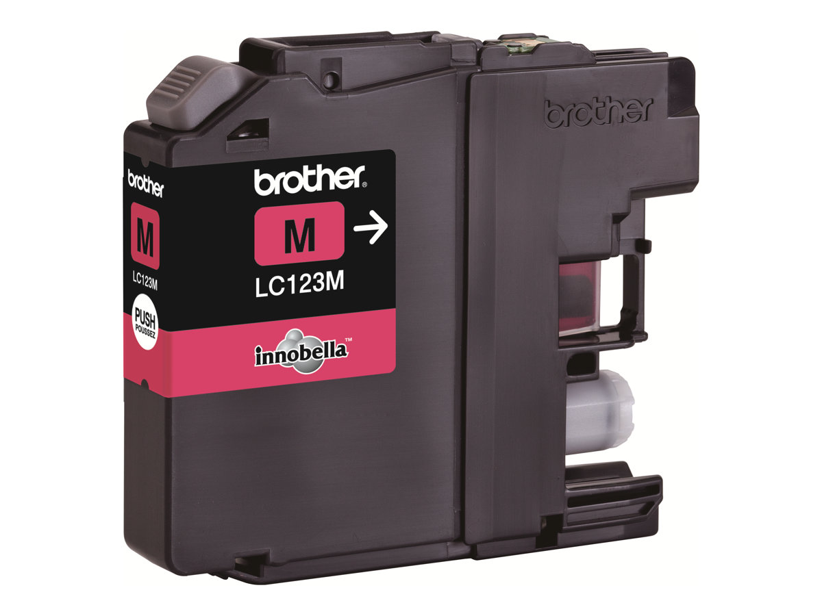 Tinteiro Brother LC123M Magenta Alto Rendimento Original - Imagem 2