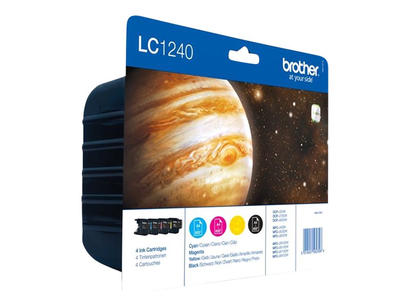 Tinteiro Brother LC1240 Multipack 4 Cores - Imagem 2