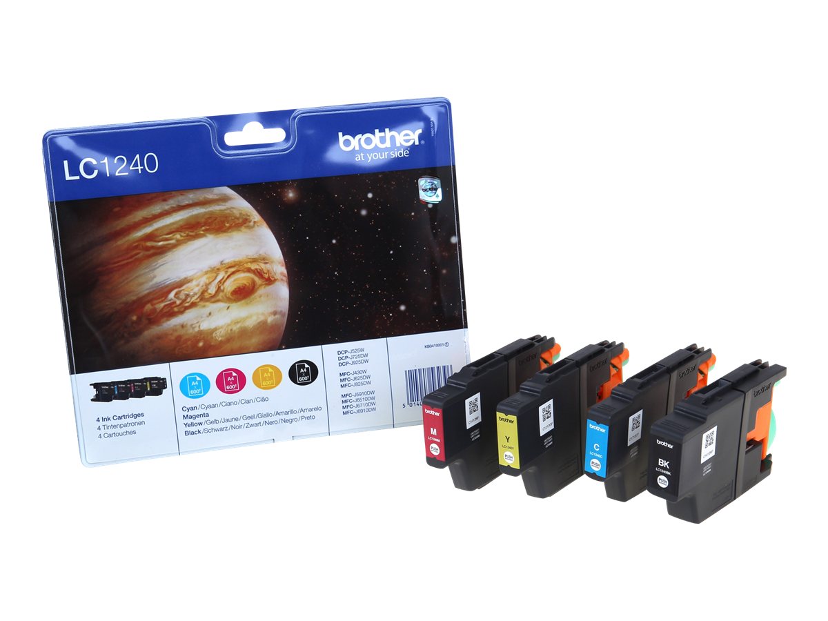 Tinteiro Brother LC1240 Multipack 4 Cores - Imagem 4