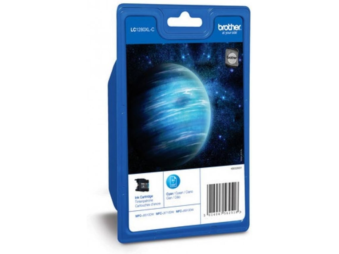 Tinteiro Brother LC1280XLCBP Alta Capacidade Ciano Original