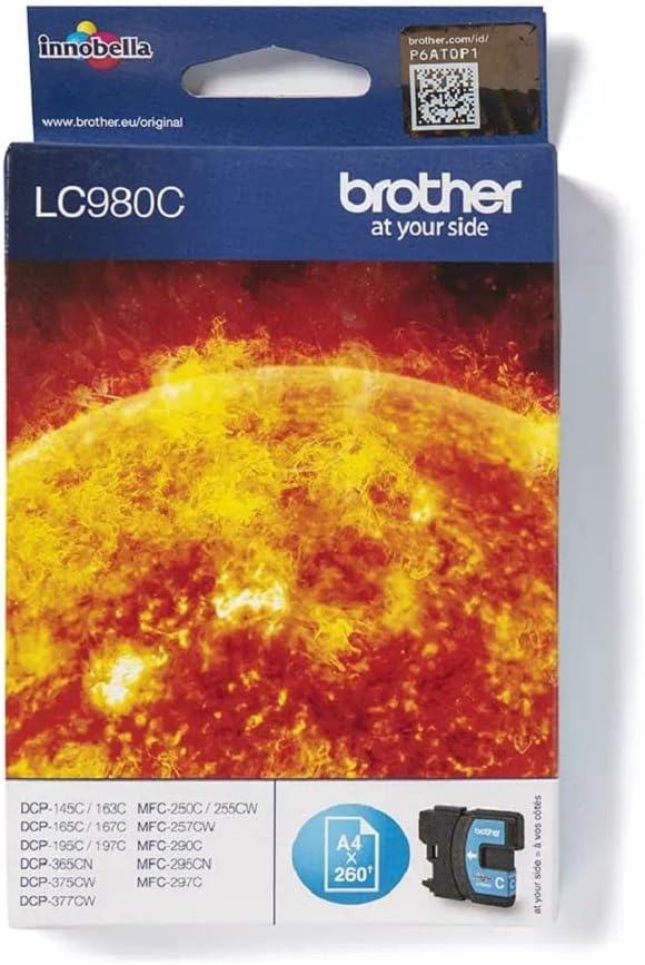 Tinteiro Brother LC980CBP Ciano Original
