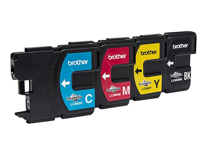 Tinteiro Brother LC980VALBP Pack 4 Cores Original - Imagem 3