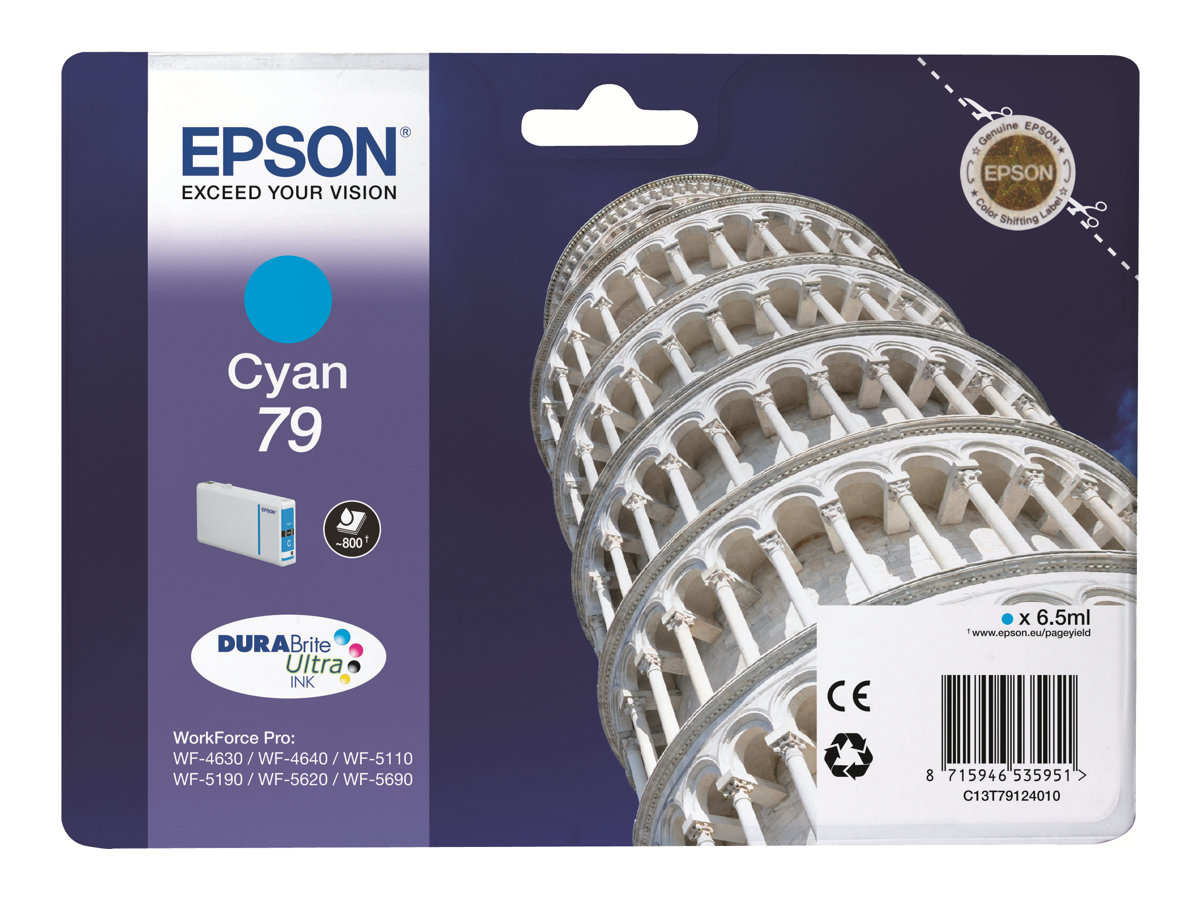 Tinteiro Epson 79 Azul Cyan 6.5 ml Original - Imagem 2