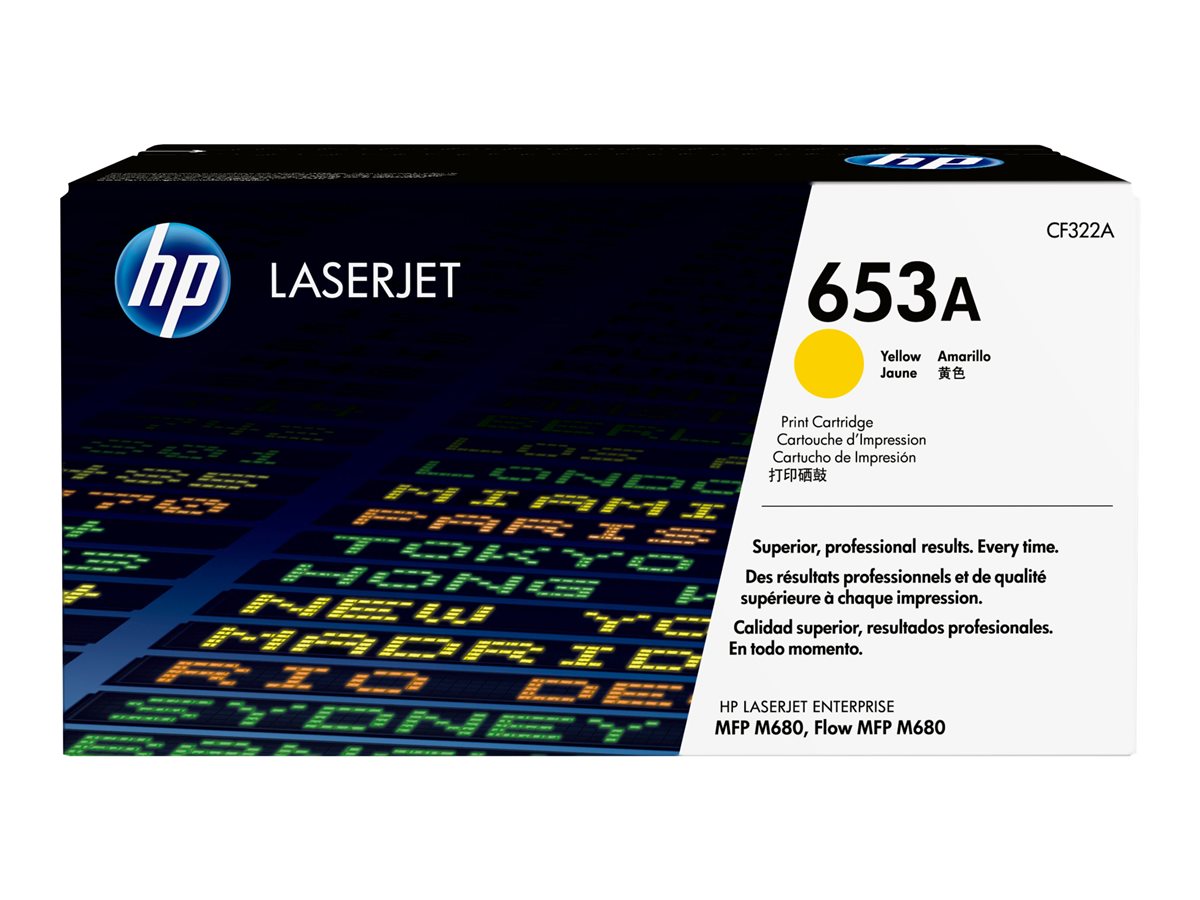 Toner HP 653A Amarelo Original - Imagem 1