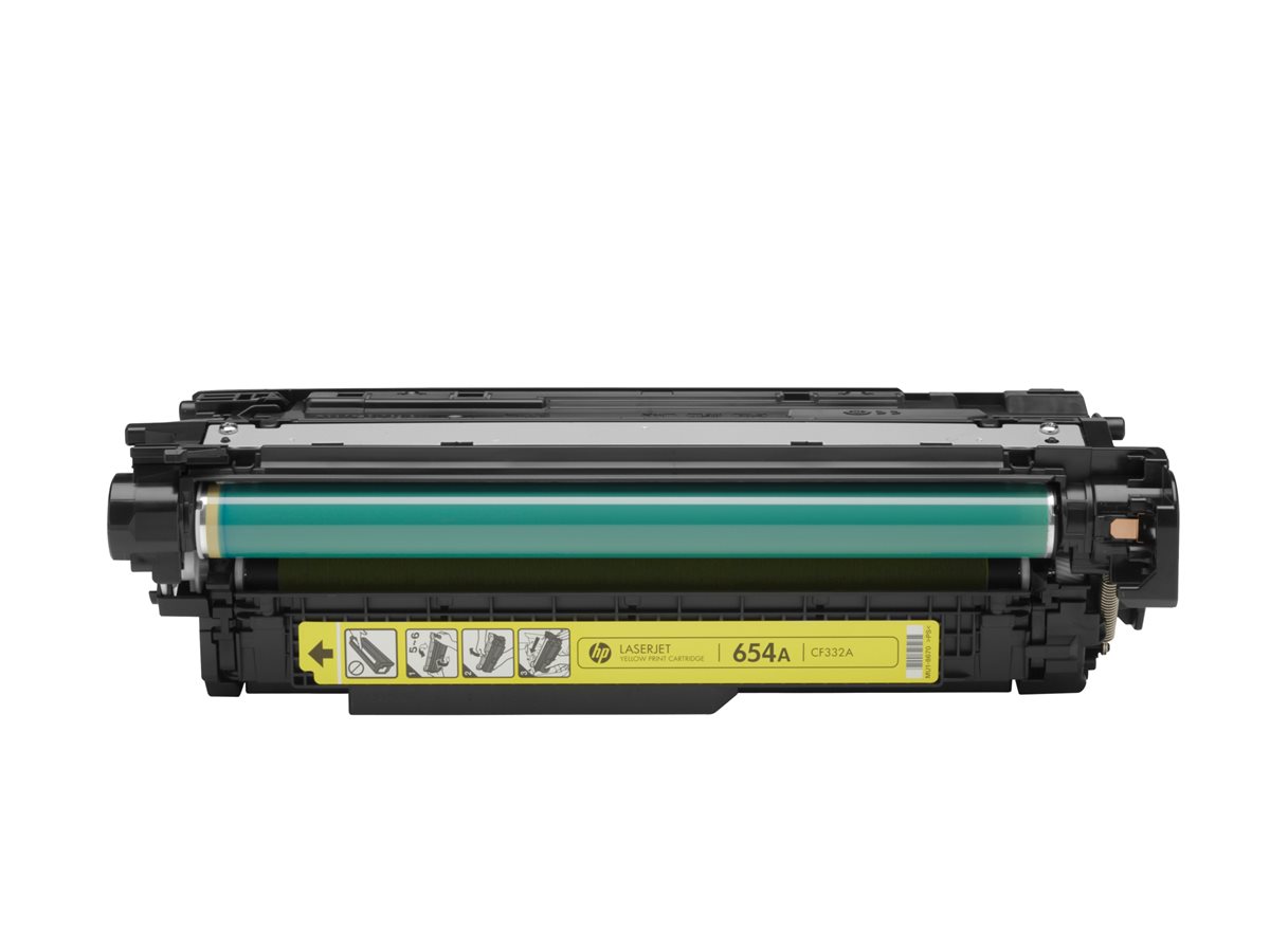 Cartucho Toner HP 654A Amarelo Original - Imagem 4