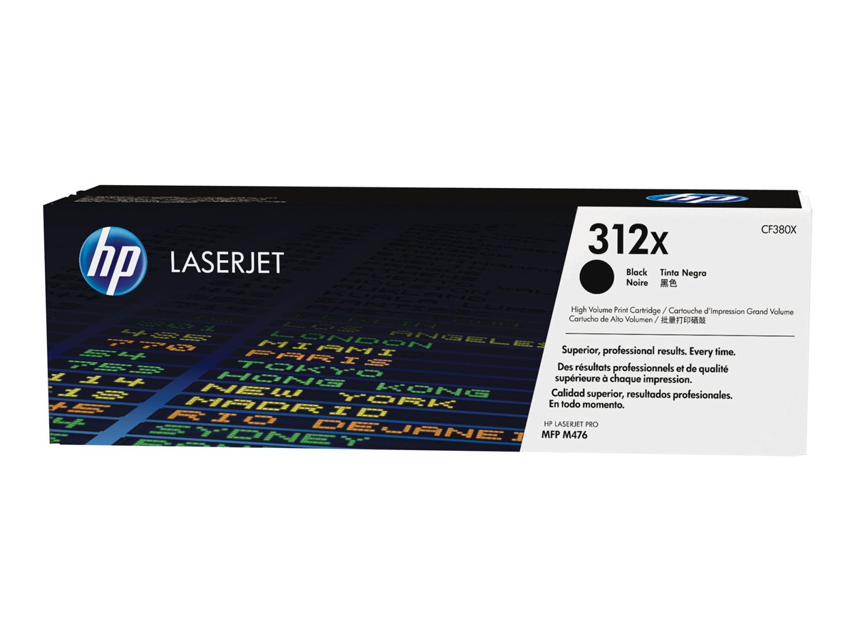 Cartucho de Toner HP 312X Preto Alto Rendimento Original