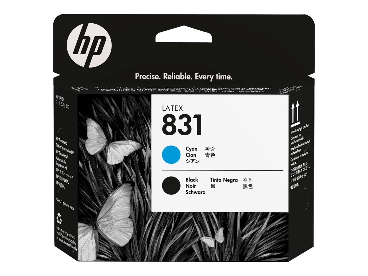 Cabeçote de Impressão HP 831 Preto e Cyan - Imagem 1