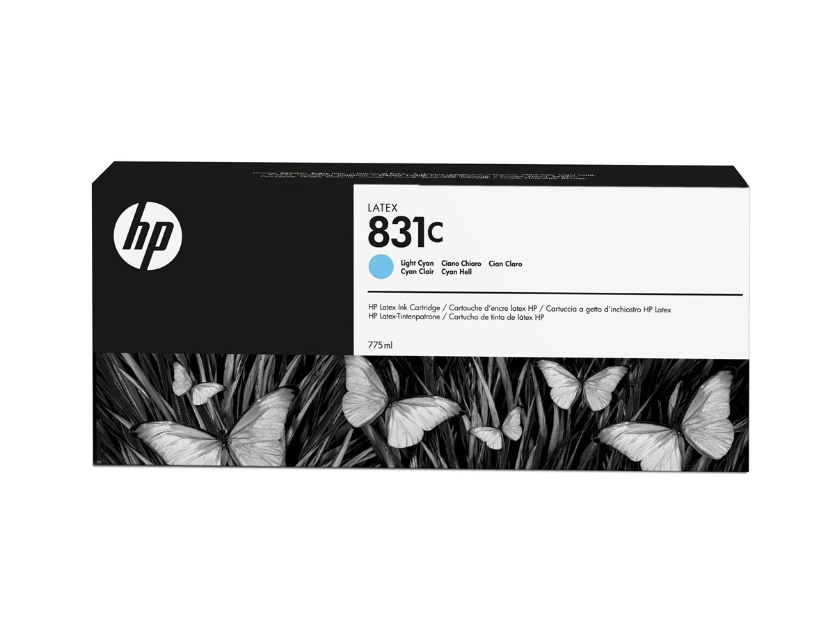 Tinteiro HP 831C 775ml Ciano Claro Original - Imagem 2