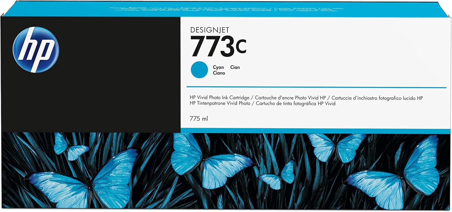Tinteiro HP 773C Azul Cyan 775ml Original - Imagem 1