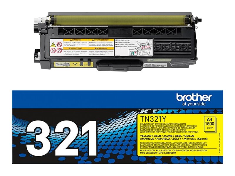 Cartucho de Toner Brother TN321Y Amarelo Original - Imagem 3