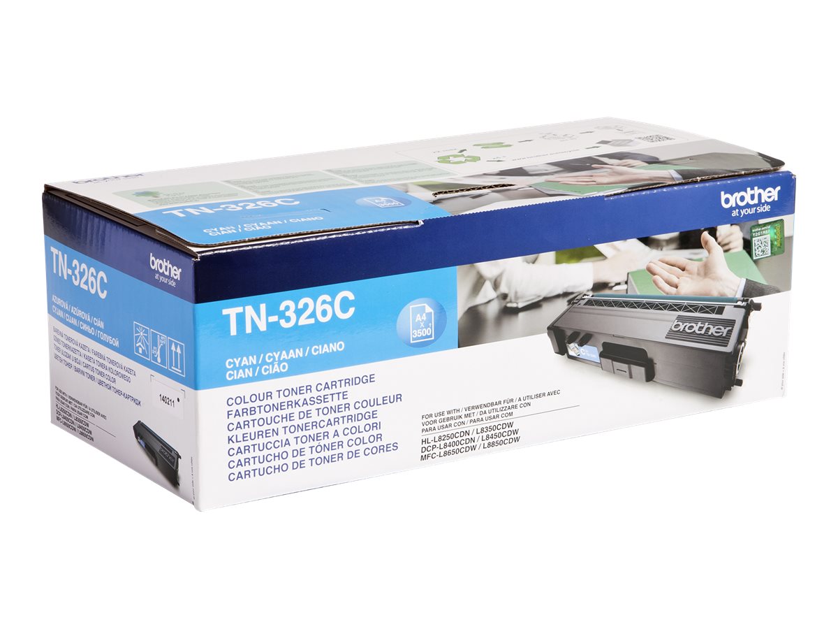 Toner Brother TN326C Azul Cyan Original - Imagem 2