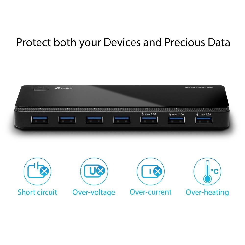 Hub USB TP-Link UH700 7 Portas USB 3.0 - Imagem 4