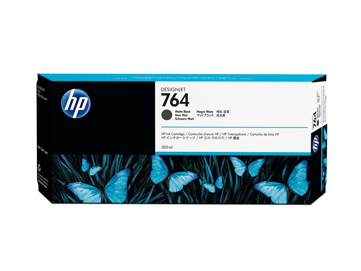 Tinteiro HP 764 300 ml Preto Opaco Original - Imagem 3