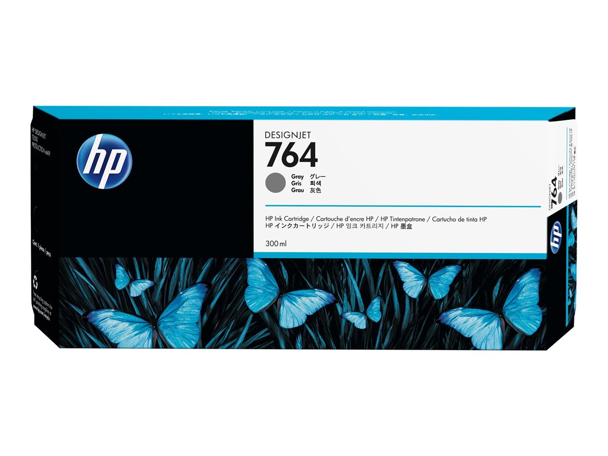 Tinteiro HP 764 300 ml Cinza Original - Imagem 1