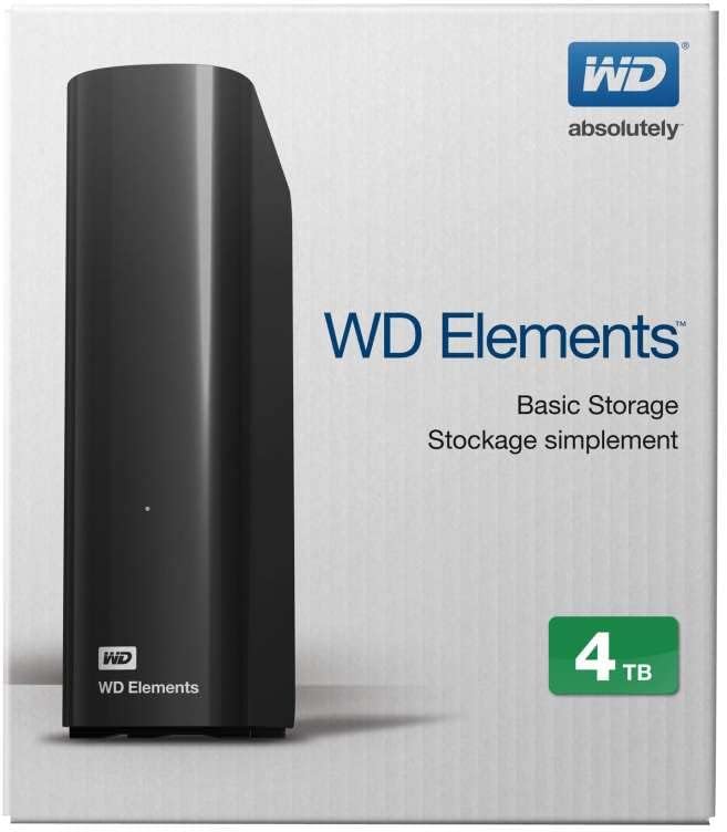 Disco Rígido Externo WD Elements Desktop 4 TB USB 3.0 - Imagem 4