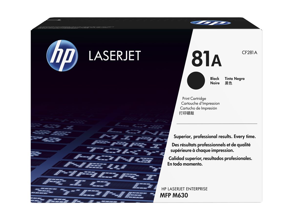 Cartucho de Toner HP 81A Preto Original - Imagem 3