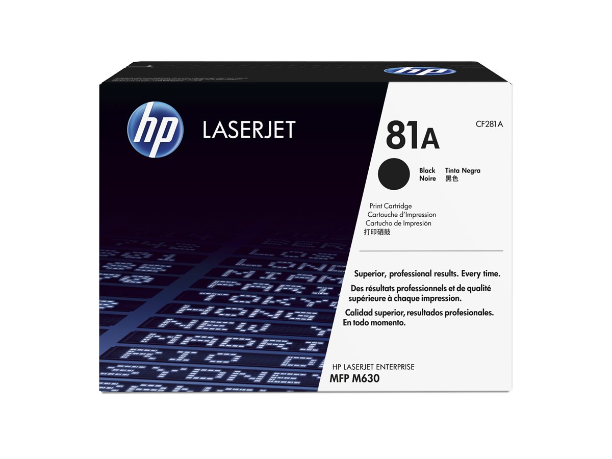 Cartucho de Toner HP 81A Preto Original - Imagem 4