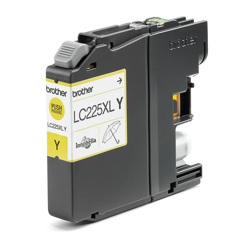 Tinteiro Brother LC-225XL Amarelo Alta Capacidade 1200 Páginas - Imagem 3
