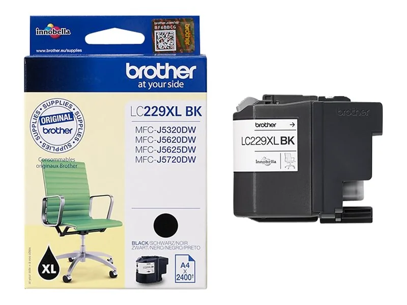 Tinteiro Brother LC-229XL Preto de Alta Capacidade 2400 Páginas - Imagem 4