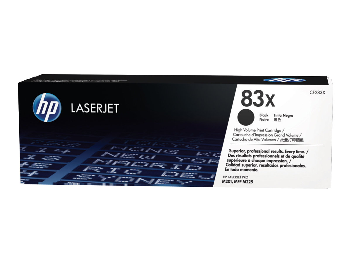 Cartucho Toner HP 83X Preto Alto Rendimento Original