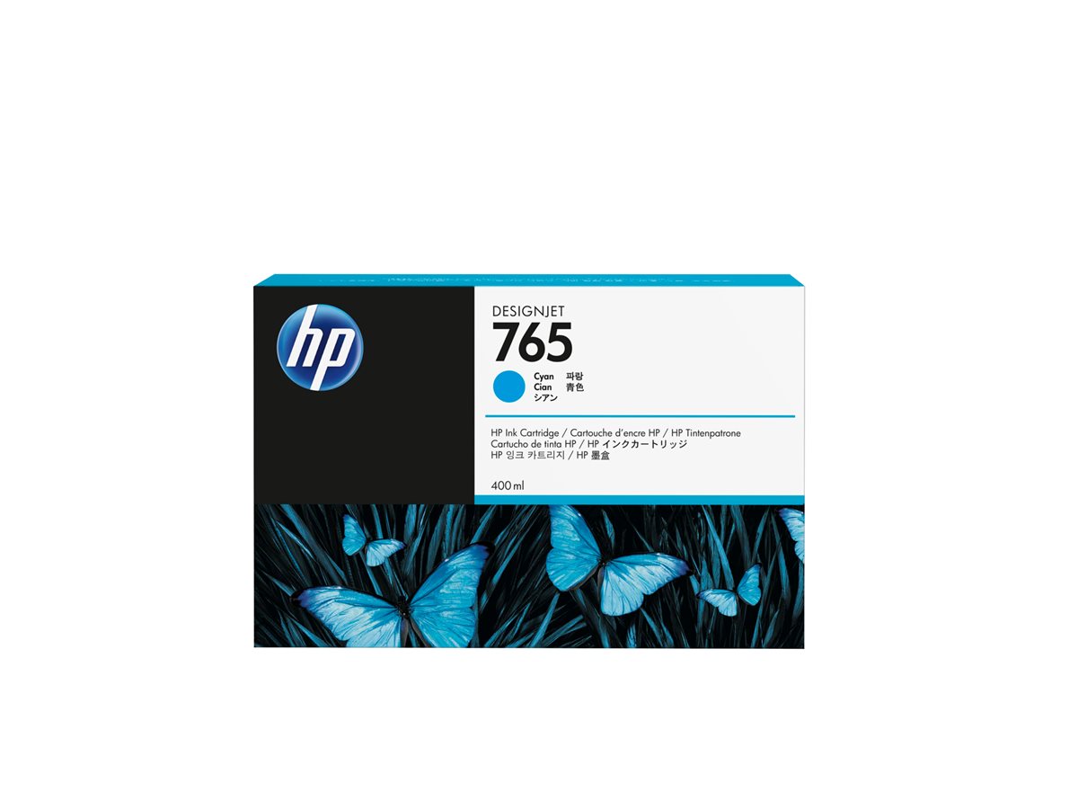 Tinteiro HP 765 Ciano 400ml Original - Imagem 2