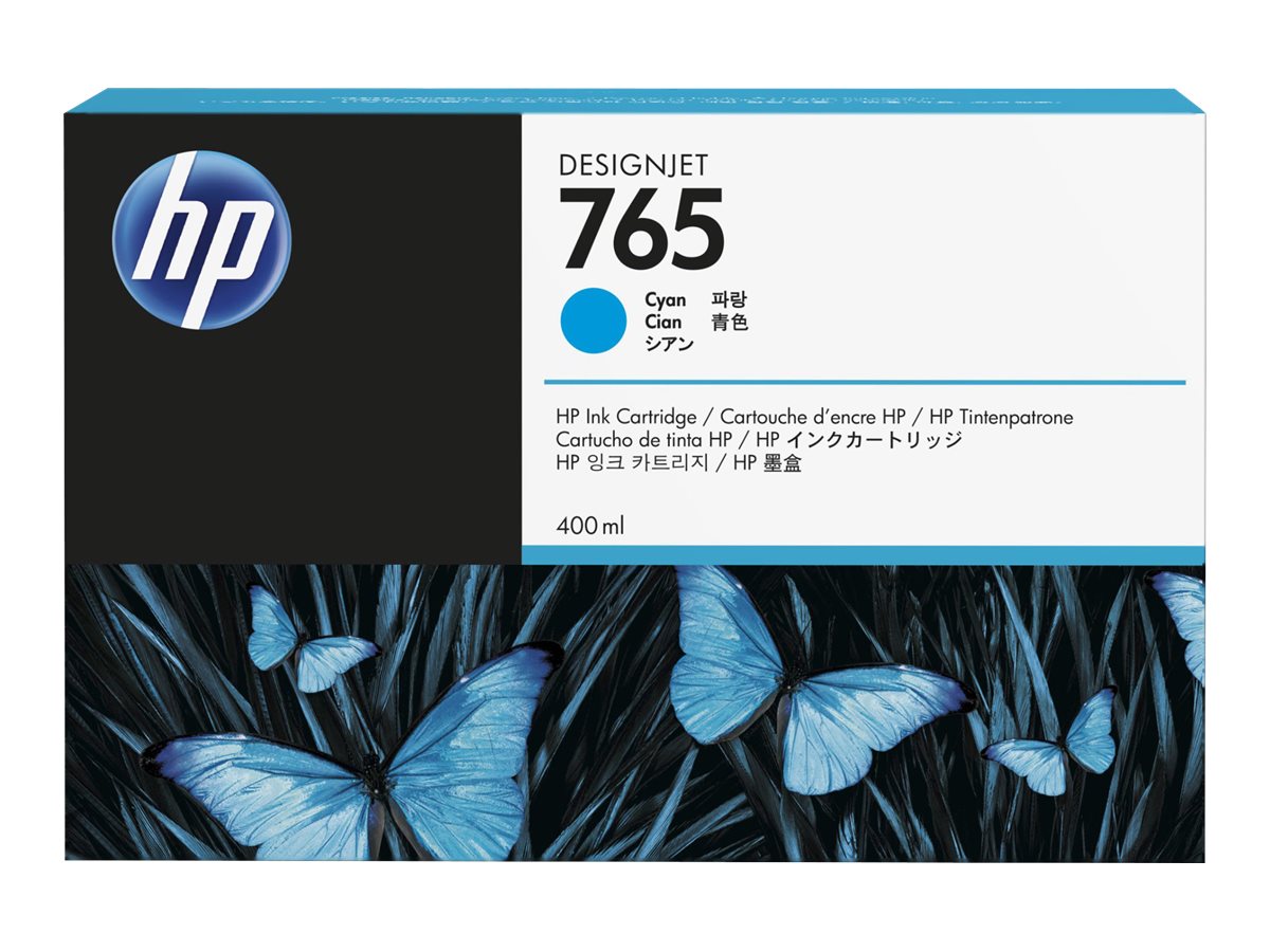 Tinteiro HP 765 Ciano 400ml Original - Imagem 1