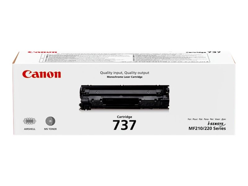 Cartucho de Toner Canon 737 Preto Original - Imagem 3