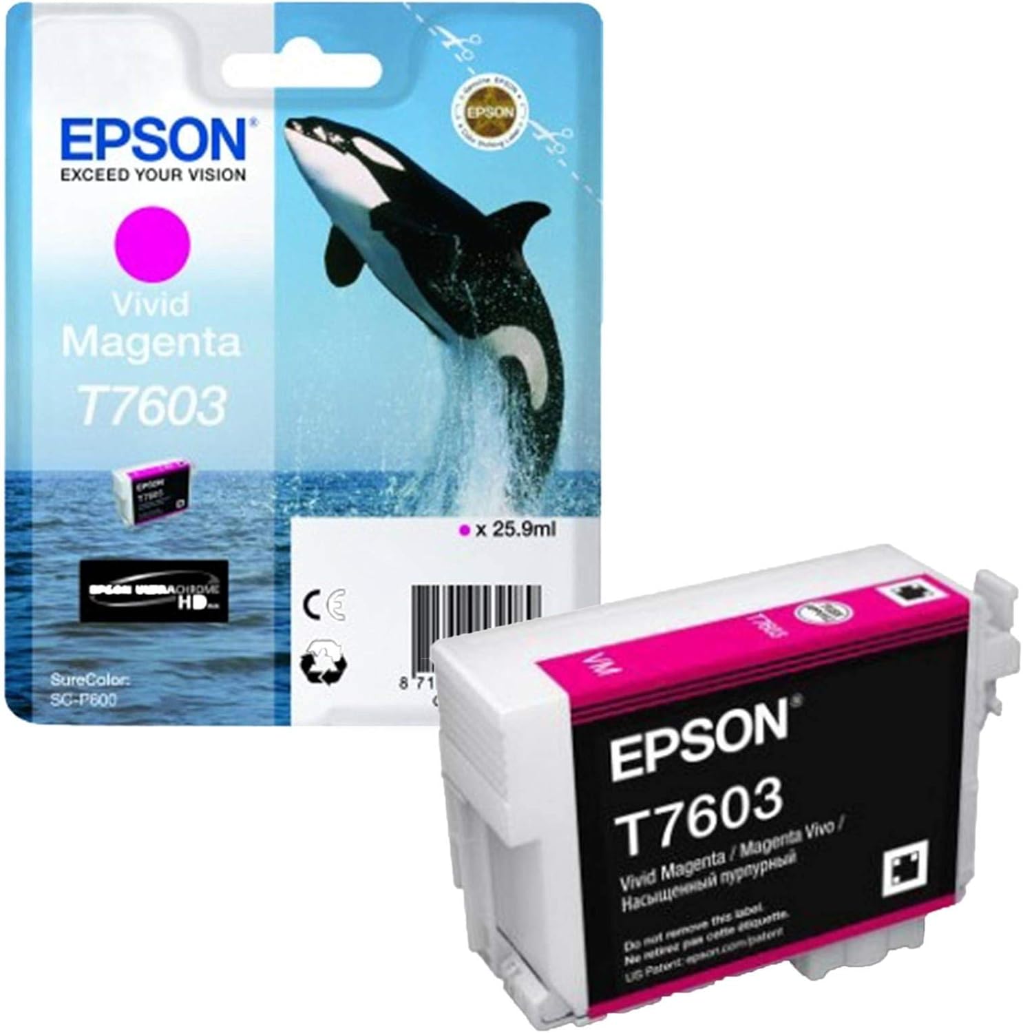 Tinteiro Epson SureColor P600 Magenta Vivo 26ml - Imagem 2