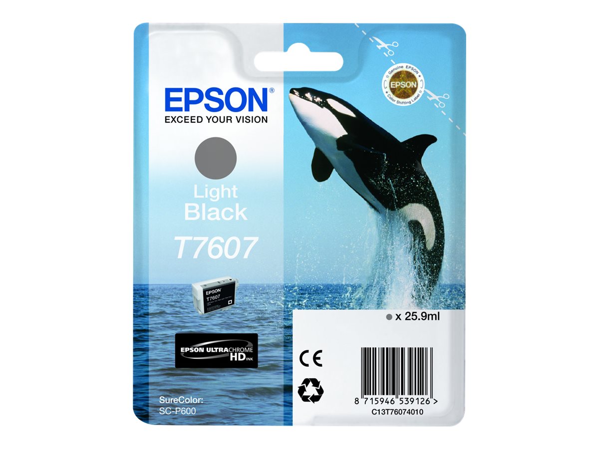 Tinteiro Epson T7607 Preto Claro 26 ml Original - Imagem 3