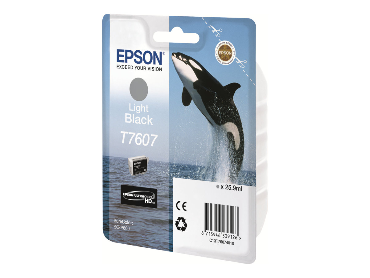 Tinteiro Epson T7607 Preto Claro 26 ml Original - Imagem 2