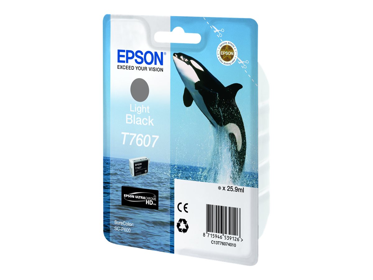 Tinteiro Epson T7607 Preto Claro 26 ml Original - Imagem 4