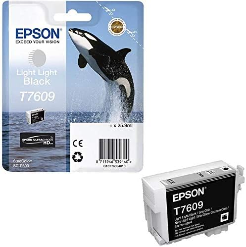 Tinteiro Epson T7609 26 ml Preto Leve Claro - Imagem 3