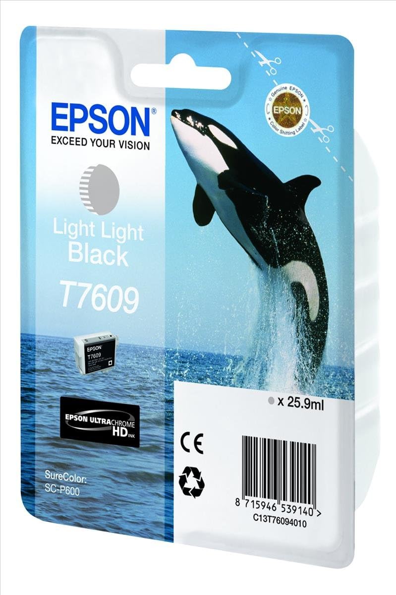Tinteiro Epson T7609 26 ml Preto Leve Claro - Imagem 2