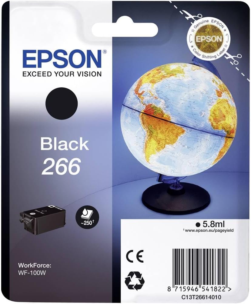 Tinteiro Epson 266 Preto 6 ml Original